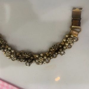 Gold seed pearl bracelet